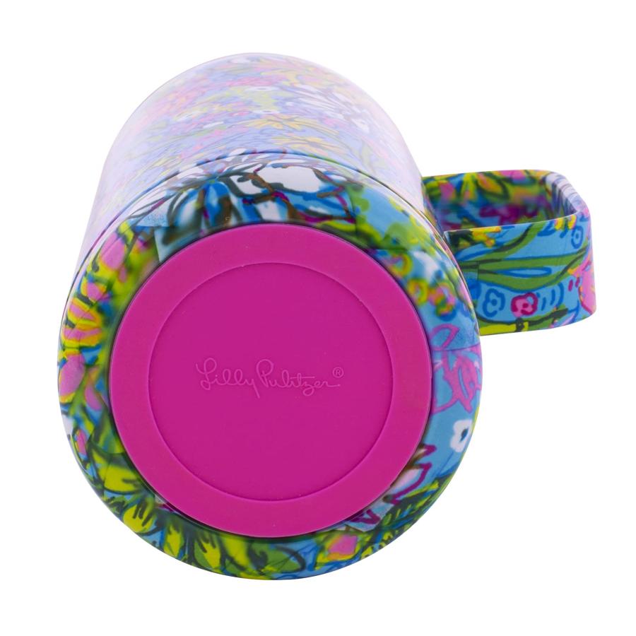 Lilly Pulitzer 16 Oz Travel Mug with Handle and Lid, Stainless S 並行輸入品