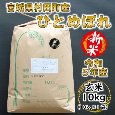 ふるさと納税 村田町 令和5年産 ひとめぼれ 玄米10kg 宮城県村田町産