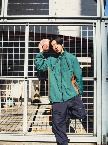 Three Zipper Track Jacket - Green