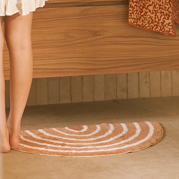 Peach Rainbow 浴踏墊