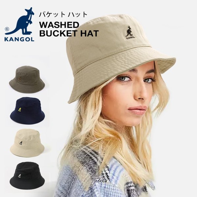 カンゴール バケットハット 男女兼用 帽子 刺繍 ロゴ 入り WASHED BUCKET HAT メンズ レディース サイズ S M L ユニセックス  通販 LINEポイント最大1.0%GET | LINEショッピング