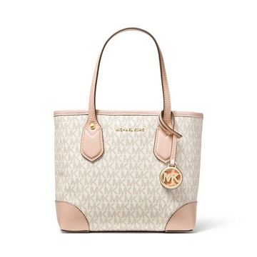 精選★MICHAEL KORS Eva 老花超小號托特包女士手提包單肩包 30F9GV0T1B  ~【購物節優惠★菲尼斯 國際精品↘3折起】