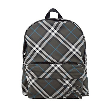 BURBERRY 經典格紋後背包(棕色)