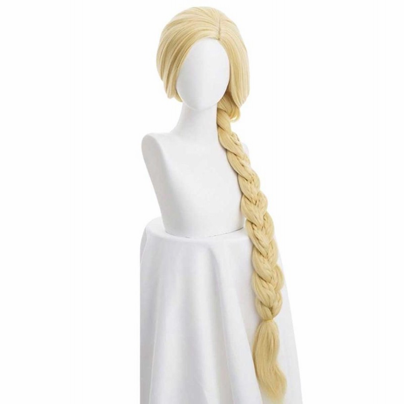 ラプンツェル ウィッグ コスプレ プリンセス 付け毛 金髪 ロング ラプンツェル ウィッグ コスプレ プリンセス 付け毛 金髪 ロング