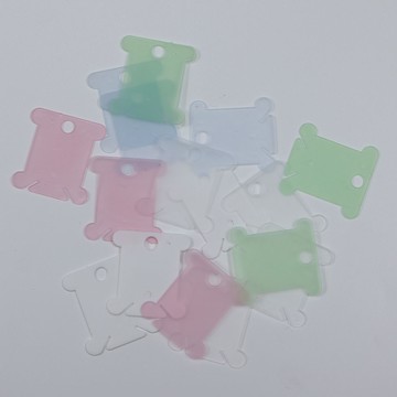 現貨（5個入）十字繡繞線板 纏線板 塑膠繞線板 繡線餘線理線板刺繡工具