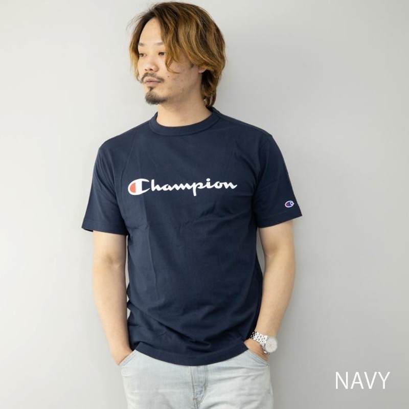 チャンピオン Tシャツ メンズ ロゴプリント ワンポイント クルーネック