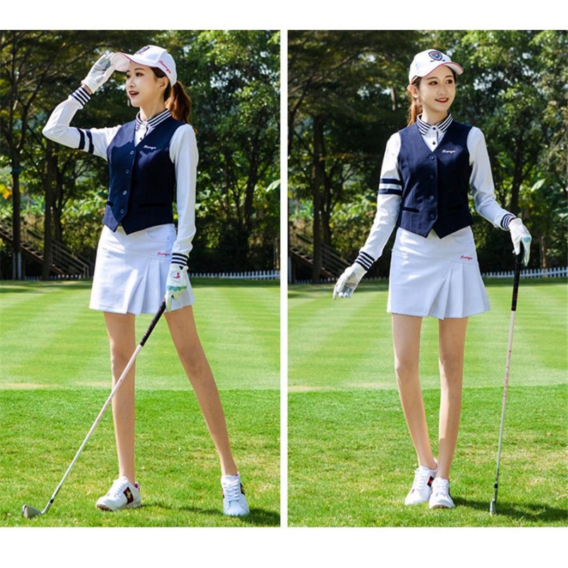 DAKSgolfサイズLベストレディースゴルフウェア