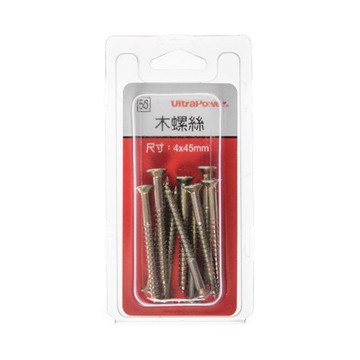 UP 56木螺絲4x45mm 10支