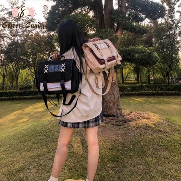 日系書包新款JK制服包學生上課雙肩包學院風手提單肩斜挎電腦背包