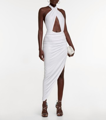 Norma Kamali Cutout halterneck midi dress