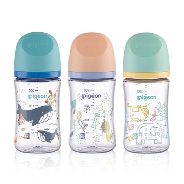 Pigeon 第三代母乳實感T-ester奶瓶240ml (海洋世界/春日物語/非洲動物)