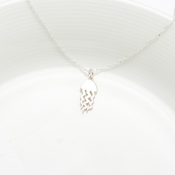 【Angel & Me】悠游 水母 s925 純銀 項鍊 生日 情人節 聖誕禮物