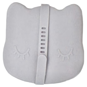 兔子貓咪便當盒-貓咪灰  350ml ±5%  1個