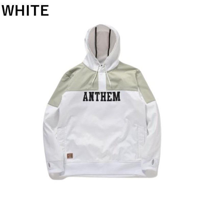 アンセム ANTHEM SHOULDER PATCH HOODIE パッチフーディー パーカー