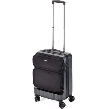 德國TROIKA商務出差36 HOURS TROLLEY隨身手提18.5吋行李箱LUG02/CB(TSA密碼鎖)