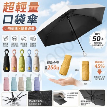 迷你口袋傘 輕量傘 遮陽傘 摺疊傘 雨傘 遮陽 防曬 陽傘 防曬傘 口袋傘 迷你雨傘 小雨傘 自動傘 晴雨傘 黑膠傘