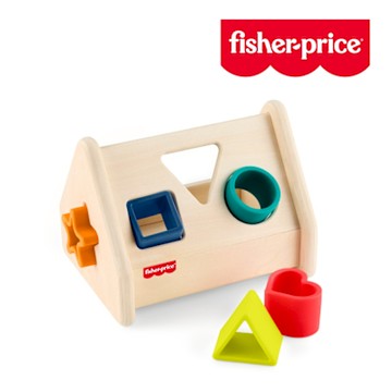 奇哥 Fisher-Price 費雪 木製形狀分類積木盒