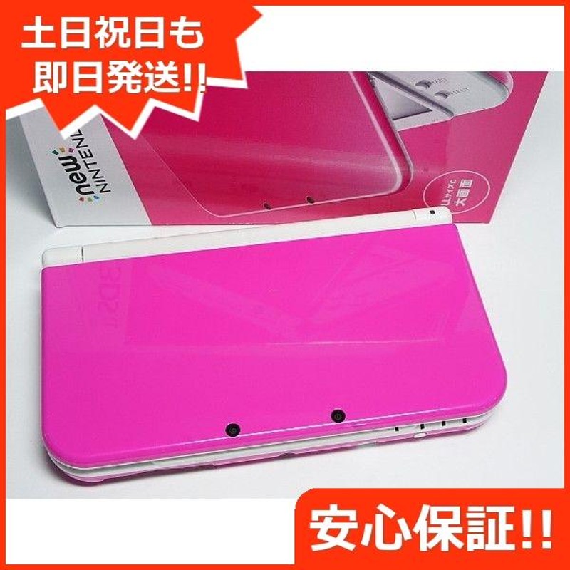 新品未使用 Newニンテンドー3DS LL ピンク×ホワイト本体 即日発送 game