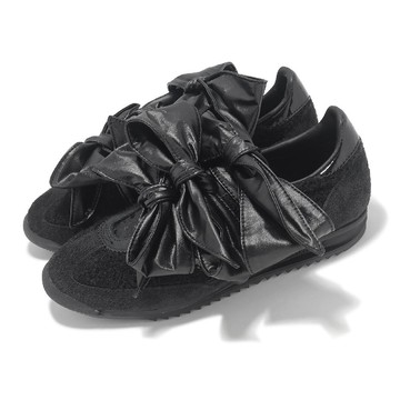 休閒鞋 SL 72 OG W 女鞋 黑 Caroline Hu 聯名 麂皮 蝴蝶結 愛迪達 JH7342