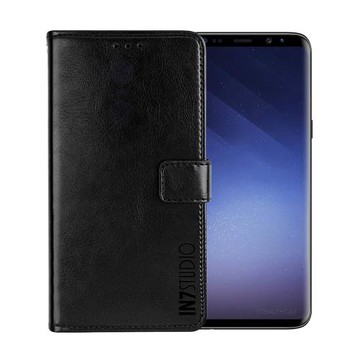 IN7 瘋馬紋 Samsung Galaxy S9 (5.8吋) 錢包式 磁扣側掀PU皮套 吊飾孔 手機皮套保護殼