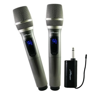 JPOWER 震天雷UHF無線麥克風(雙機型) JP-UHF-888 無障礙100米接收距離