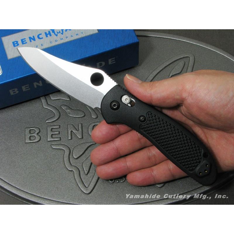 ベンチメイド 550-S30V グリップティリアン S-30V シルバー直刃 サムホール  折り畳みナイフ  BENCHMADE Griptilian