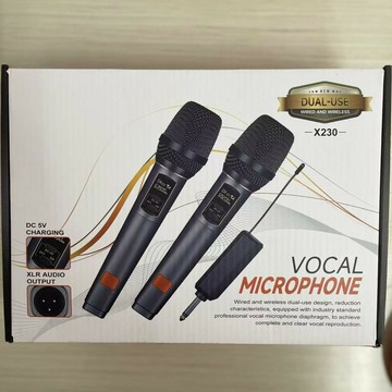 跨境熱銷麥克風無線話筒有線雙用卡拉OK演出專用廠家直銷新款現貨【宜家良品百貨】