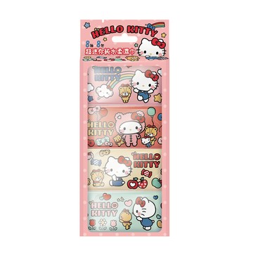 Hello Kitty 超迷你濕紙巾/柔濕巾 8抽 X 96包 口袋隨身包