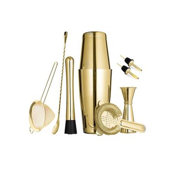 家用雪克杯 調酒器套裝 專業調酒工具304不銹鋼雞尾酒搖酒杯