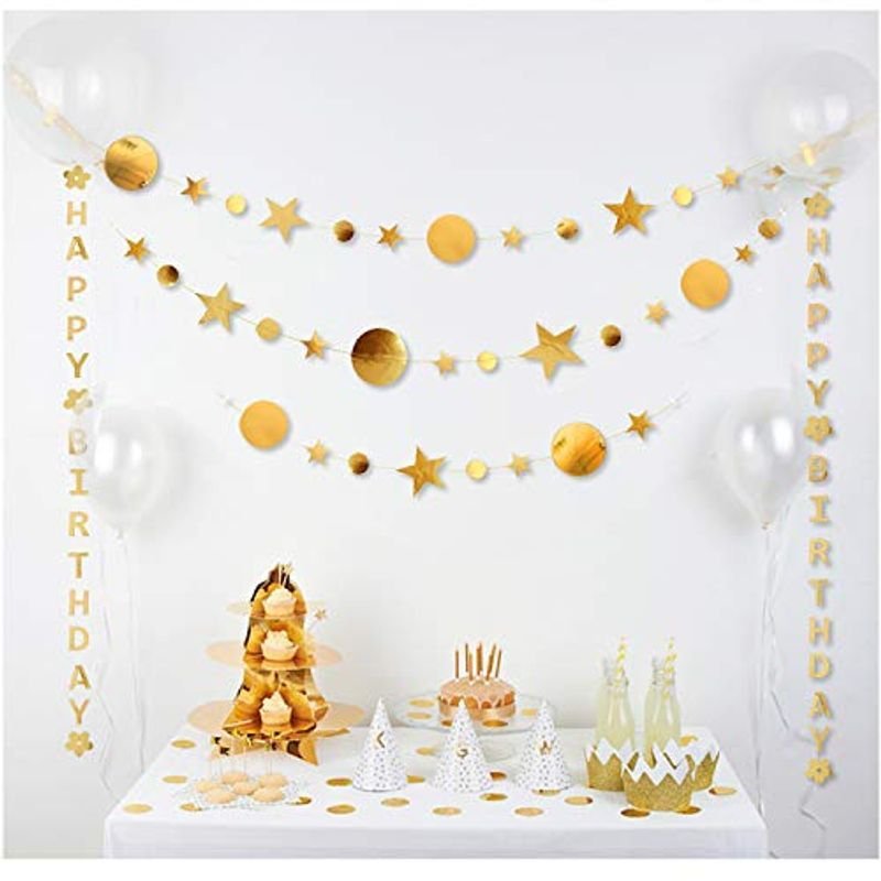 Beauty Player誕生日 飾り付け 2本セット 丸 星形 ガーランド インテリア クリスマスデコレーション おしゃれ 小物 クリスマ 通販 Lineポイント最大0 5 Get Lineショッピング