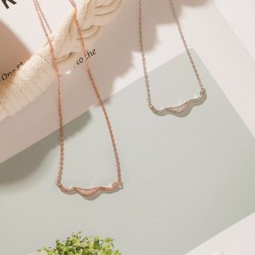 【Isha Jewelry】輕語 純銀項鍊 質感鎖骨鍊