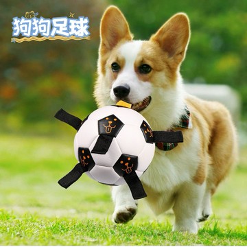 寵物玩具 寵物球 狗狗足球 玩具 狗狗戶外訓練 互動繩子足球 狗玩具  寵物玩具球 狗玩具球