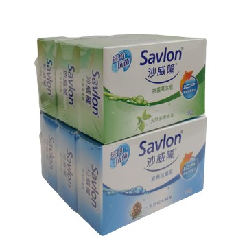 Savlon沙威隆草本皂 天然茶樹精油/天然松木精華 100gX3入售 憨吉小舖