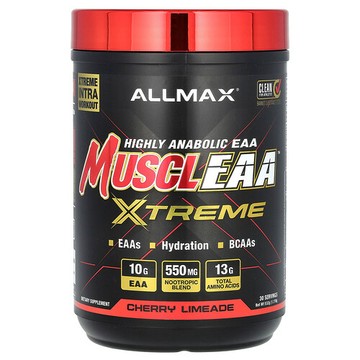 ALLMAX, MUSCLEAA™ Xtreme，櫻桃檸檬味，1.17 磅（532 克）