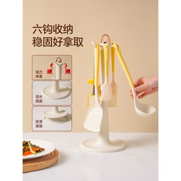 魔幻廚房硅膠鍋鏟套裝家用食品級專用炒菜的鏟子炒勺廚具套裝湯勺