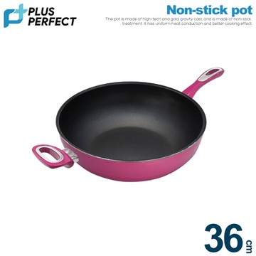 【PERFECT理想】品味日式不沾炒煮鍋36CM