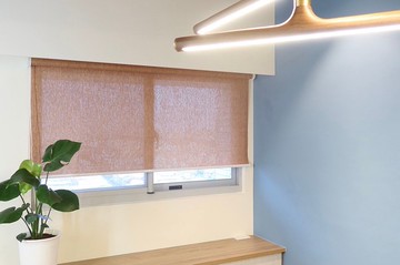 簡約天然纖維捲簾隔簾