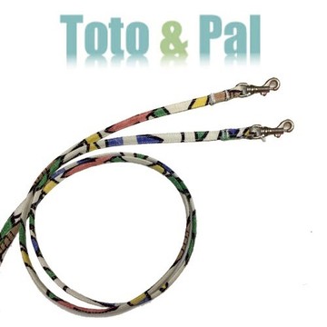 Toto&Pal  南洋風情牽繩10mm-皮革把手(絕版)