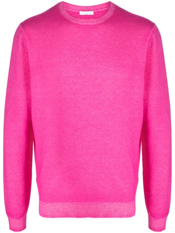 Malo - crew-neck virgin-wool jumper - men - Virgin Wool - 52 - Pink