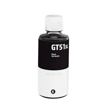 HP副廠 【INK FACTORY】HP  GT51XL/ GT53XL  黑色盒裝相容墨水 適用 GT-5810 / GT-5820 /GT52
