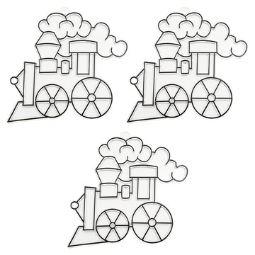 AMOS 阿摩司 壓克力模型版S22 火車  小款  3個
