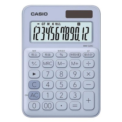 カシオ計算機 CASIO チェック検算電卓 ミニジャストタイプ12桁 MJ-120W