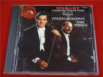 Mozart Sonatas for Violin Vol.1 Zukerman Neikrug 美  也1996