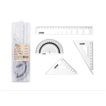 SANDER 聖得 N-4505 20cm洞洞套尺組