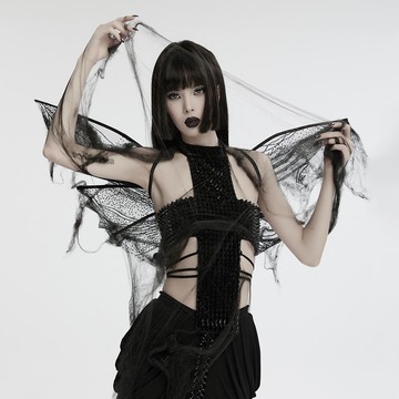 哥德智慧靈魂蝴蝶翅膀飾品 / 萬聖節