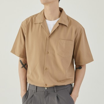 經典抗皺古巴領短襯衫 / 6色 / M到3XL【QTJBYD2102】