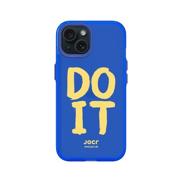 iPhone 15 Clear 激光藍 - JOCR - DO IT Yellow