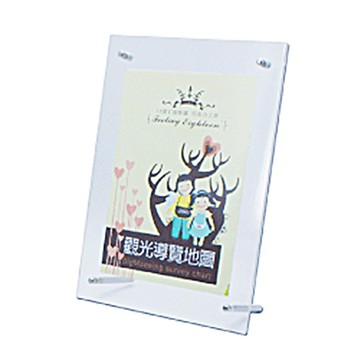 WIP 台灣聯合 4x6立棒式壓克力型錄展示架/相框19.5x14cm NO.T1914