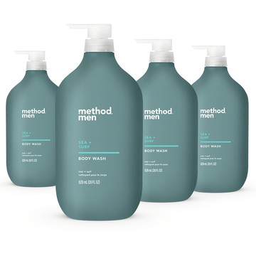 method 美則 男仕潔膚露 – 海洋衝浪 828ml x4入