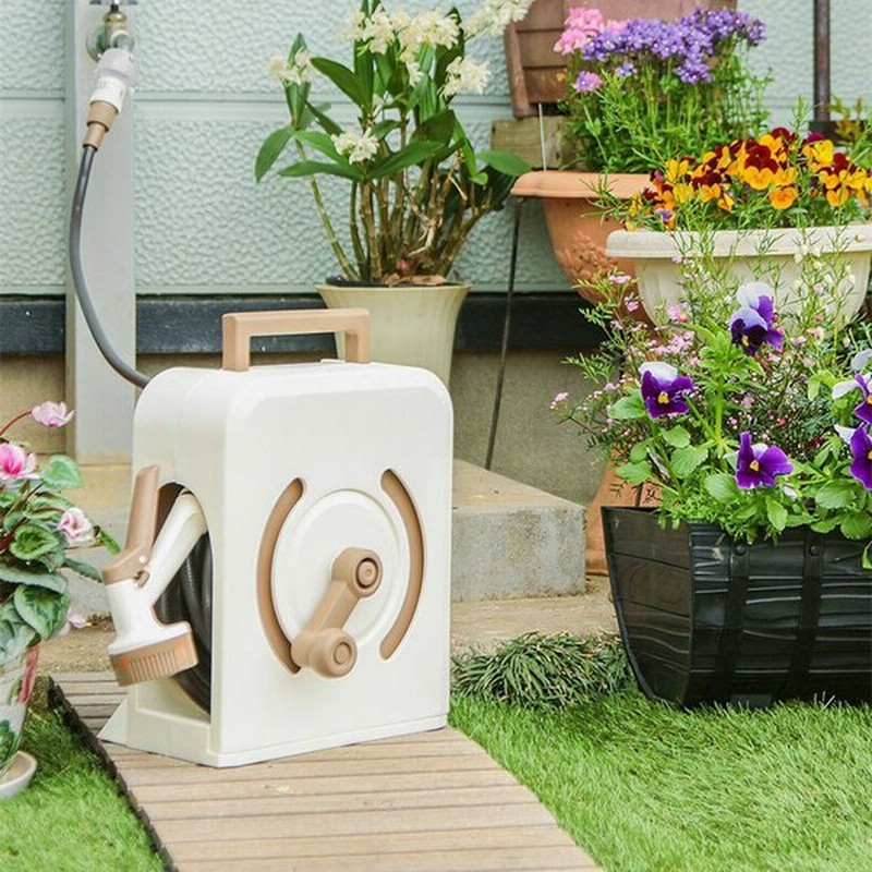 ホースリール 15m フルカバー おしゃれ 洗車 アイリスオーヤマ 散水 水まき ガーデニング 庭 水撒きホース 水やりホース 園芸 花 花壇 通販 Lineポイント最大0 5 Get Lineショッピング